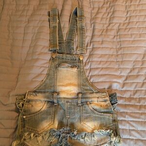 Harmony + Havoc Light Wash Denim Jumpsuit - Light Blue